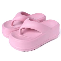 Litfun Female Summer Flats Slippers Casual Soft Thick Sole Eva Flip Flops Non-slip Beach Sandals Comfort Home Slides For Women