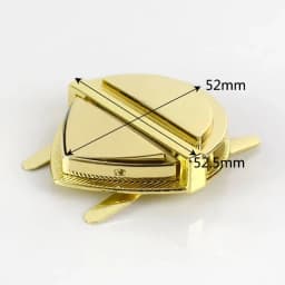 1Pc Gold Metal Clasp Turn Lock Twist Locks Bag Decoration Buckles Handbag Purse Closure Clasps DIY Hardware Replace Accessories
