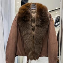 OFTBUY Large Real Fox Fur Collar White Duck Down Coat Women Jacket Winter Warm Thick Belt Detail Fashion Outerwear