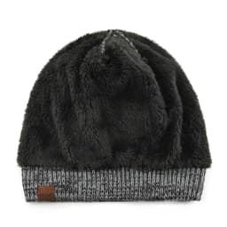 Winter Warm Skullies Beanie Men Thermal Multi-colored Knitted Minimalist Hat Thick Double-Layer Fleece Lined Skull Cap