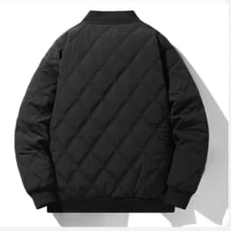 Men Oversized Baseball Cotton Jacket, Warm Coat Comfortable Casual Loose Fit Fashion Solid Color for Autumn Winter 170kg 11XL
