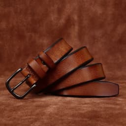 2.8CM Pure Cowhide Genuine Leather for Women High Quality Jeans Pin Buckle Business Belts Waistband Male Fashion Designer