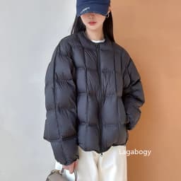 Lagabogy 2025 Autumn Winter Fluffy Light Puffer Jacket Women Baseball Collar Thicken Warm Oversized White Duck Down Short Coat