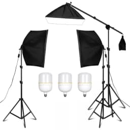 SH 50x70CM Photography Softbox Lighting Kits Professional Continuous Light System Equipment For Photo Studio