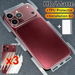 For Apple iPhone 18 17 16 Pro Max 18Pro 17Pro Wrap Side Edge Back Protector Scratch Autorepair Matte/HD Soft TPU Hydrogel Film