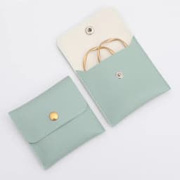 High-end PU Leather Jewelry Packaging Bags Flap Snap Necklace Ring Bracelet Earrings Gift Storage Jewelry Organizer Pouch Joyero