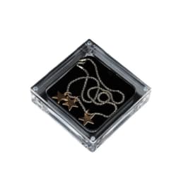 Small Size Jewelry Display Box Lockable Acrylic Magnetic Gemstone Casket High-Quality Necklace Storage For Gift Box New 2024
