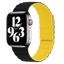 44mm Silicone Loop Strap for Apple Watch 7 45mm 41mm 38mm 42mm Watchband Original Magnetic Bracelet IWatch Seires SE 7 6 5 Strap