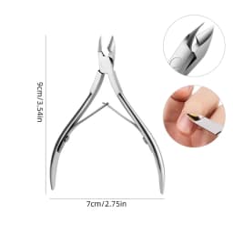 New Double-ended Nail Beveled Head Cuticle Pusher Remover Stainless Steel Cuticle Remover Manicure Sticks Nail Care Cleaner Tool