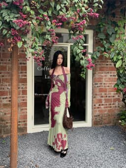 CHEERART Off The Shoulder Long Sleeve Mesh Maxi Dress 2024 Women Bodycon Tunics A Line Backless Ladies Long Dress Fall Fashion