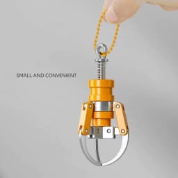 Creative Mini Doll Machine Claw Keychain For Women Plastic Material Fingertip Gripper Girls Bag Pendant Keyring Jewelry N908