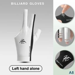 Billiard Gloves With Fingerless Breathable Pool Gloves Three-Finger Gloves
