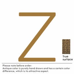 Nurlin Solid Brass Hammered Antique Brass 4-12 Inches 10-30cm Big Number Letter Door House Public Floating Signature