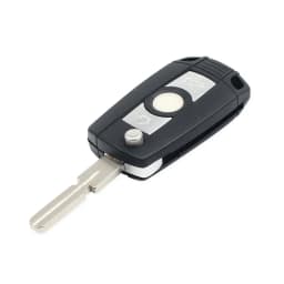 KEYYOU Replacement Car Key Fob For BMW 1 3 5 6 7 Series X3 X5 Z3 Z4 3 Button Modified Flip Key Remote Fob HU92/HU58 Blade