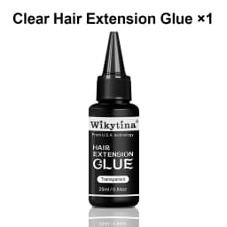 V Light Hair Extensions Set with UV Glue Hair Extension Kit Technology and Tools for Easy Application and Salon Quality Results