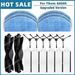 Compatible For Honiture G20 Pro, Tikom G8000 Pro, Laresar Evol 3 3S Replacement Parts Accessories Main Side Brush Filter Mop