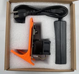 Orange Color Bitaxe Gamma 601 Solo Miner 1.2TH/S BM1370 Asic Chipb Bitaxe 18W Solo Miner Bitcoin Miner Wth Bracket