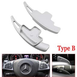 For Mercedes Benz A B Class W447 W176 W246 MB SLK R172 CLA C117 GLA X156 Car Steering Wheel Paddles Shifter Extender Accessories