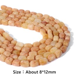 Wholesale Natural Smooth Square Stone Beads Loose Cube Bead Agates Quartzs Raw Mineral Beads for DIY Bracelets Earrings Neckalce