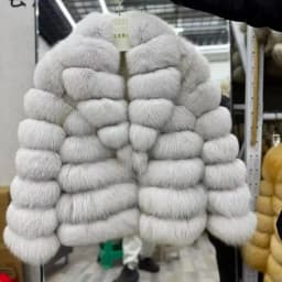 Real Fox Fur Turn-down Colla Coat With Genuine Leather Wholeskin Natural Fox Fur Jacket Outwear Luxury Women Winter New