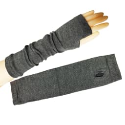 Men Women's Summer Winter Long Knitted Stripe Hip-Hop Emo Gothic Lolita Black Fingerless Gloves Girls Boys Arm Warmers Gloves