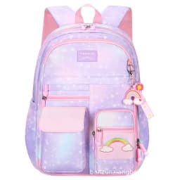 3pcs/set Kids School Backpack for Girls with Lunch Box Pencil Case Set Elementary Primary Middle High College School Bookbags