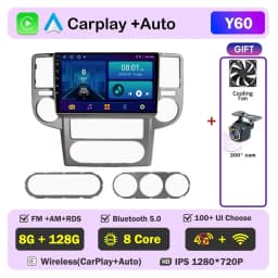 Car Radio Android For NISSAN X-TRAIL Xtrail 2003-2007 Carplay Auto Player Multimedia Video GPS Navigation Rear Camera Screen DVD