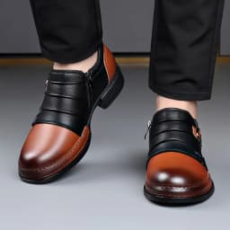 Spring Autumn New Retro Ankle Boots for Men Zipper Designer Genuine Leather Boots Male Fashion High Quality Platform Shoes Man