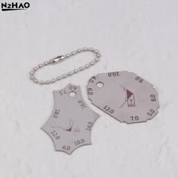 2Pcs/set Stainless  Welding Joint Two-piece Gauge Fillet Weld Welding Throat Depth Leg Length Gauge Ruler Welder Inspection Tool