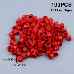 M12 M14 M16 M18 Injector Dust Cap for Common Rail System Flexible Fit for Auto Repair and Mechanics 100pcs