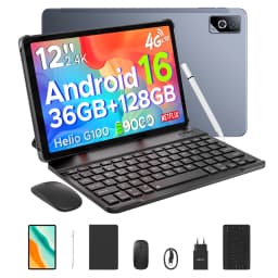 DOOGEE Tab G6 Pro Tablet PC Android 16 Gemini AI 12'' 2K Display 9000mAh Battery 8GB RAM 128GB ROM Ultra-thin Body Smart Pad