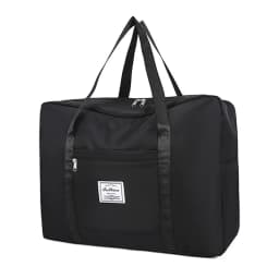 1pc Folding Travel Large Capacity Storage Bag Zipper Portable Sport Bag Versatile Gym Handbag Luggage Tote Carrying Bag S/M/L/XL