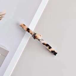 1PC Ladies Polychromatic Acetic Acid Tie One-Line Spring Clip Thin Hair Half Hair Special Holiday Gift Holiday