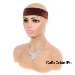 Velvet Wig Grips Headband Adjustable Grip Headbands For Lace Frontal Wigs Non-slip Soft Velvet Wig Grips Headband To Hold Wig
