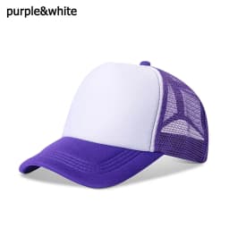 1PC Fashion Unisex Plain Baseball Cap Adjustable Trucker Flat Visor Cap Snapback Mesh Curved Men Women Casual Sun Summer Hat