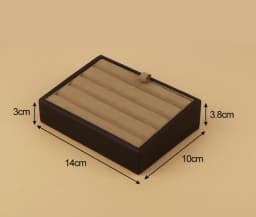 Jewelry Storage Box Gem Box V Groove Diamond Ring Face Bare Stone Color Treasure Bare Diamond Box Counter Sample Display Props