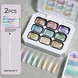 UR SUGAR 9 Colors 4 In 1 Pat Painting Gel Y2K Gradient Blush Color Semi Permanent Soak Off UV&LED Gel Nail Art Creation Salon DI