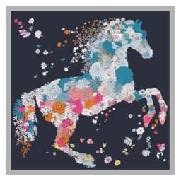 POBING Twill Silk Square Scarf Animals Print Women Scarves Wrap Giraffe Neckerchief Spanish Foulards cachecol Large Bandana