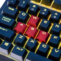 Texture Tactility Backlit WASD Keycaps+Arrow Keys,Replacement for Cherry MX 1.0/2.0S/3.0S/5.0/6.0/8.0/9.0 Mechanical Keyboards