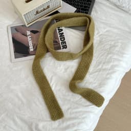 Multi-material Color Blocking Stripe Scarf Decoration Knitted Irregular Tassel Scarves Women Autumn And Winter Soft Scarf