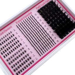 200D-60D 4 IN 1 Lash Clusters Long 6-20mm Lash Spikes Lower Eyelashes Reusable Bottom DIY Spiky Lash Extension Manga Clusters