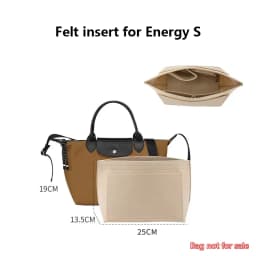 Felt Bag Insert For Longchamp Xtra17 25,lightweight Bag Organizer Insert Storage,Bag Support Bag Replacement Accessories