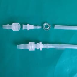 Luer Lock Adapter Air Valve Pipe Subpackaging Instrument Connecto PP Plastic Wall Penetrating Board Conversion Pagoda Joint