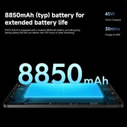 Global Version POCO Pad X1 Snapdragon 7+ Gen 3 Process 3.2K 144Hz Crystal-clear Display 8850mAh Battery 45W Charge POCO Tablet