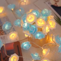 Battery Box 3M LED String Light Red Pink White Blue Rose Flower Fairy Garland Lights for Wedding Christmas Party Room Decoration