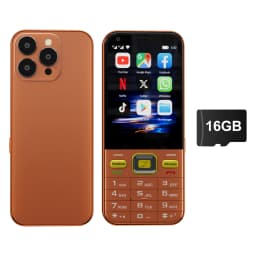 SERVO F6 Ultra 4G LTE Android Phone 2.8" Touch Screen Camera Flashlight Play Store 2GB+16GB 2200mAh Dual SIM Button Smartphone