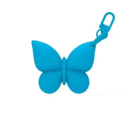Silicone Butterfly Shaped Lip Balm Holder Keychain Cute Design Multiple Colors Perfect For Handbag Backpack Daily Travel Use