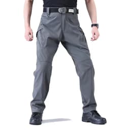 Men Tactical Elastic Pants Spring Autumn City Cargo Trousers Military Combat Hiking Camping Climbing Quick Dry Casual Sportswear