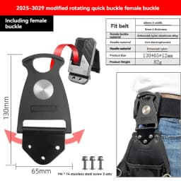 Tool Belt Bag Rotary Hang Up Quickly Conversion Parts for Tajima Universal Accessories