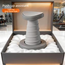 Ergonomic Core Training Assist Push Up Bar Automatic Rebound Spring Floor Stand Home Gym Pilates Upper Body Strength Equipment